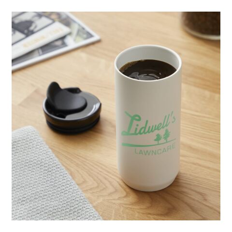 Seneca Tumbler 16oz w/ Ceramic Lid &amp; Lining Standard | White | No Imprint | not available | not available