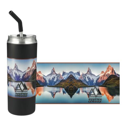 Marka Copper Vac Tumbler w/ SS straw 20oz Standard | Black | No Imprint | not available | not available