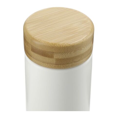 Arlo Ceramic Tumbler with Bamboo lid 11oz Standard | White | No Imprint | not available | not available