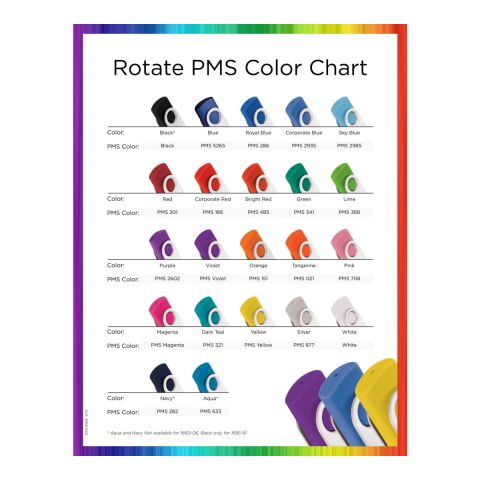 Rotate Flash Drive 8GB Standard | Black | No Imprint | not available | not available