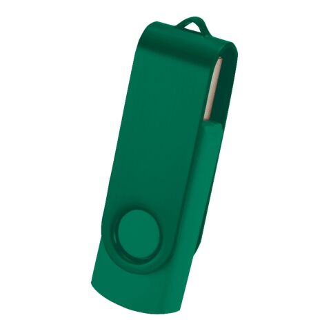 Rotate 2Tone Flash Drive 1GB Green | No Imprint