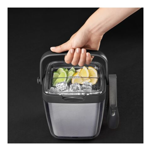 OXO 3-piece Ice Bucket Set Dark Gray | No Imprint | not available | not available