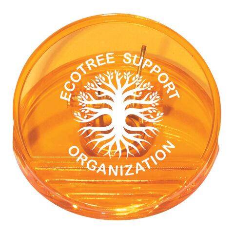 Round Shape Clip Transparent Orange | No Imprint | not available