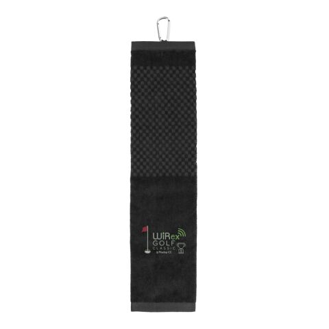 3.5lb./doz. 5.25x22in Scrubber Golf Towel Standard | Black | No Imprint | not available | not available