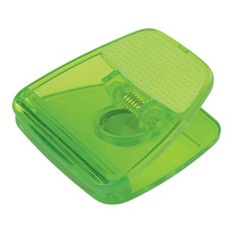 Magnetic Memo Clip Transparent Lime | No Imprint | not available | not available