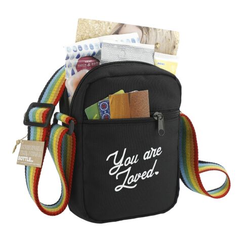 Rainbow RPET Crossbody Tote Black | No Imprint | not available | not available