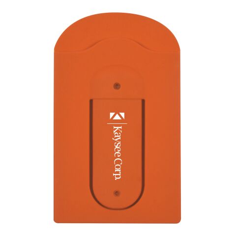 Silicone Vent Phone Wallet With Stand Orange | No Imprint | not available | not available