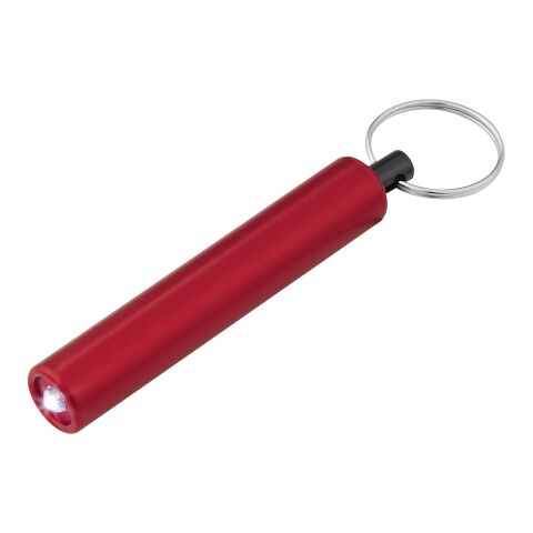Mini Cylinder LED Flashlight Key Tag Red | No Imprint | not available | not available