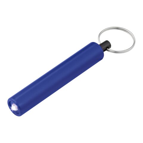 Mini Cylinder LED Flashlight Key Tag Royal Blue