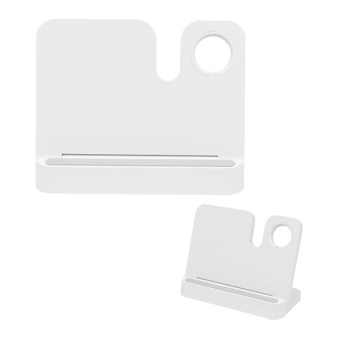3-In-1 Folding Charging Station White | No Imprint | not available | not available