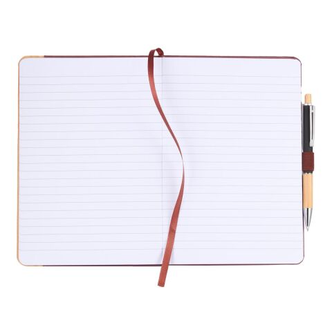 5.5” x 8.5” FSC® Recycled Kia Bamboo Journal Orange | No Imprint | not available | not available