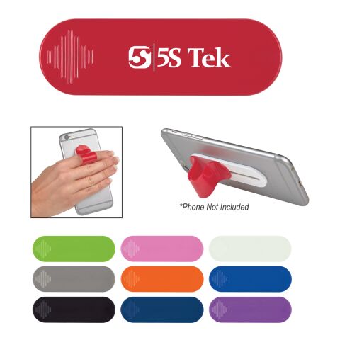 Silicone Finger Loop Phone Stand White-Pink | No Imprint | not available | not available