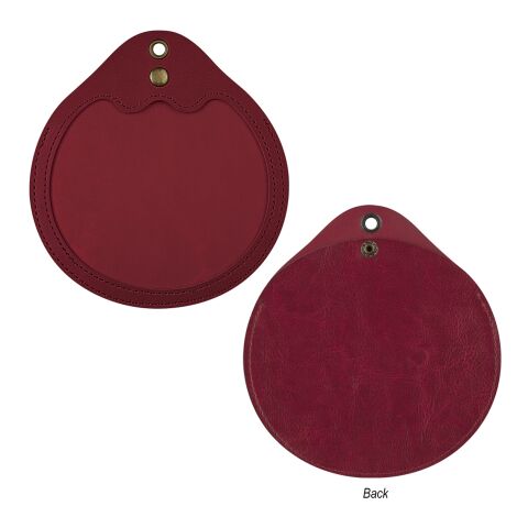 Round Tech Accessories Pouch Burgundy | No Imprint | not available