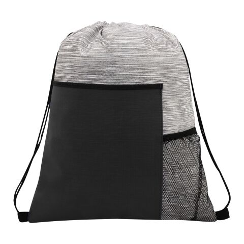 Portage Non-Woven Drawstring Bag Black | No Imprint | not available | not available