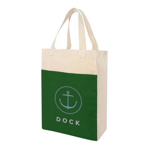 Co-Op Canvas Shopper Tote Bag Green/Natural