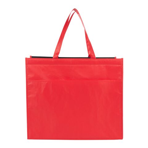 Matte Cooler Tote Bag With 100% RPET Material Red | No Imprint | not available | not available