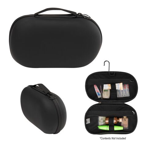 Jet Set Silicone Toiletry Bag Black