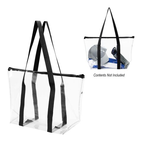 Laguna Beach Clear Tote Bag Royal Blue | No Imprint | not available | not available