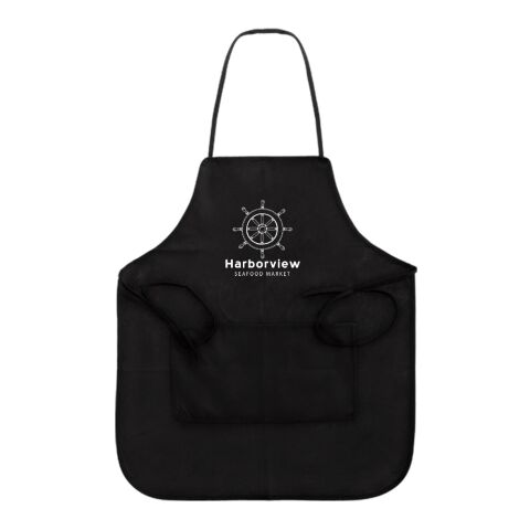 Non-Woven Full Apron Black | No Imprint | not available | not available