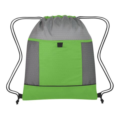 Honeycomb Ripstop Drawstring Bag Lime