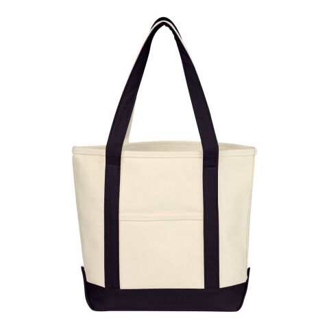 Small Starboard Cotton Canvas Tote Bag Standard | Natural with Forest | No Imprint | not available | not available