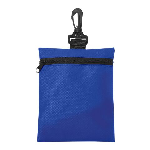 Non-Woven Zippered Pouch Royal Blue | No Imprint | not available | not available