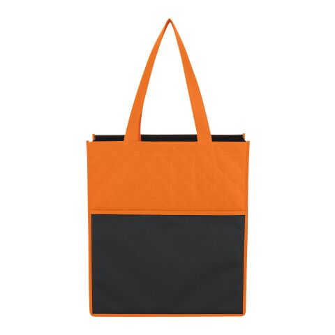 Non-Woven Bounty Shopping Tote Bag Orange | No Imprint | not available | not available