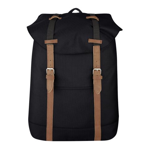 Flap Drawstring Backpack Black | No Imprint | not available | not available