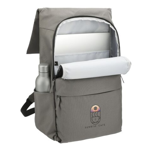 Merritt Recycled 15&quot; Computer Backpack Charcoal | No Imprint | not available | not available