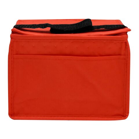 Dimples Non-Woven Cooler Bag Red
