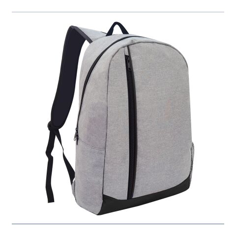 Hancock Heathered Laptop Backpack Black with Red | No Imprint | not available | not available