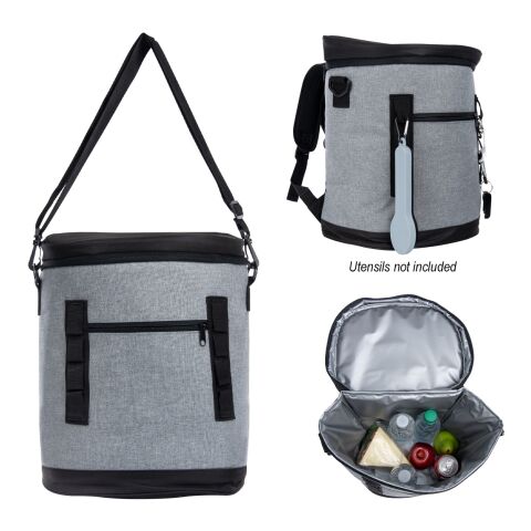 Happy Camper Cooler Backpack Gray | No Imprint | not available | not available