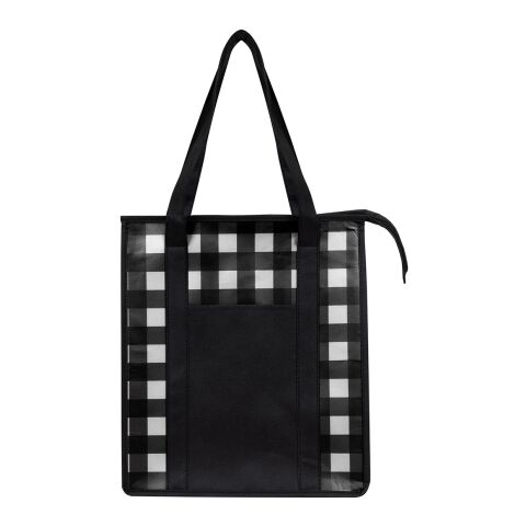 Northwoods Non-Woven Cooler Tote Bag White/Black | No Imprint | not available | not available