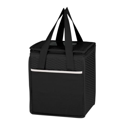 Non-Woven Wave Design Kooler Lunch Bag Onyx