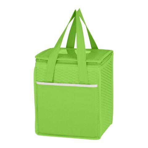 Non-Woven Wave Design Kooler Lunch Bag Lime | No Imprint | not available | not available