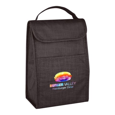 Crosshatch Lunch Bag Charcoal