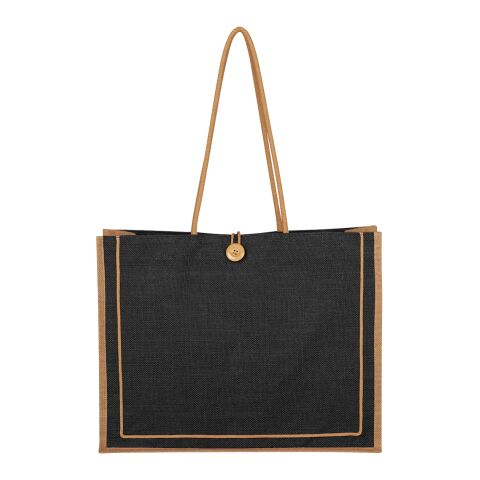Paradise Jute Tote Bag Black | No Imprint | not available | not available