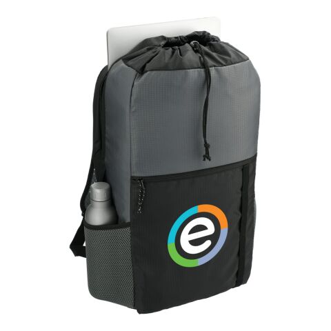 NBN Trailhead Recycled 15L Cinch Pack Standard | Black-Gray | No Imprint | not available | not available