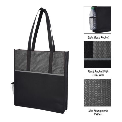 Promenade Non-Woven Tote Bag Onyx