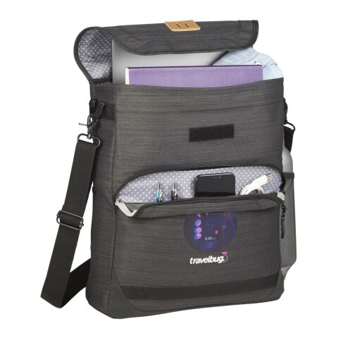 NBN Mayfair Deluxe Computer Tote Charcoal | No Imprint | not available | not available