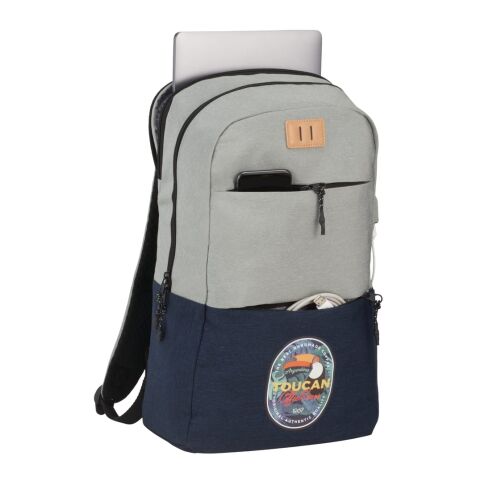 NBN Linden 15&quot; Computer Backpack Navy Blue-Gray | No Imprint | not available | not available