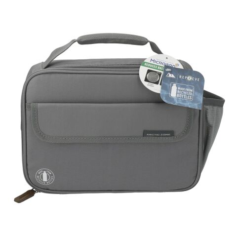 Arctic Zone® Repreve® Recycled 6 Can Lunch Cooler Gray | No Imprint | not available | not available