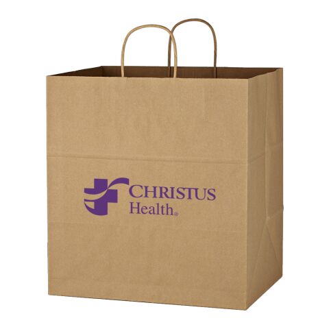 Kraft Paper Brown Shopping Bag - 14&quot; x 15&quot; Beige | No Imprint | not available | not available