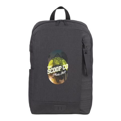 NBN Whitby Slim 15" Computer Backpack w/ USB Port Charcoal