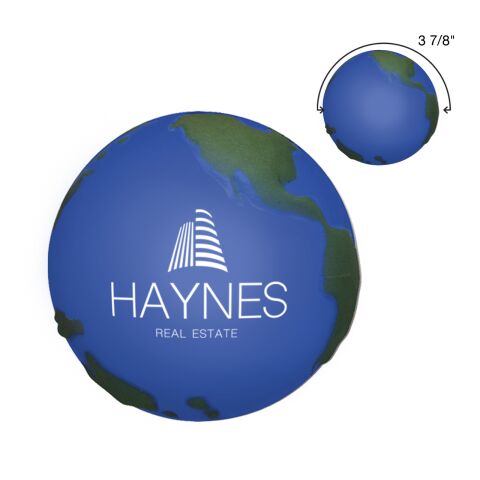 Globe Shape Stress Reliever Blue | No Imprint | not available | not available