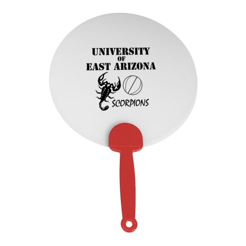 Plastic Hand Fan Red | No Imprint | not available | not available
