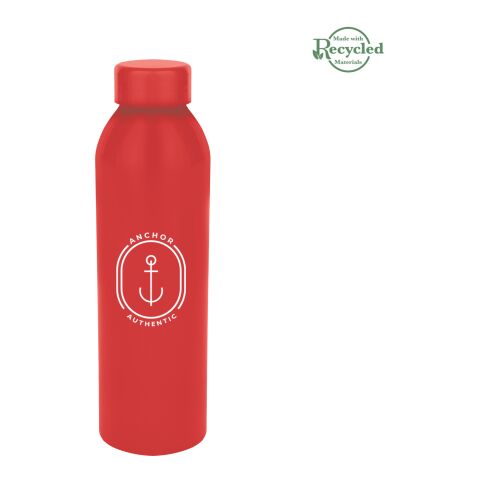 22 Oz. Serena Aluminum Bottle Red | Silk Screen | Wrap | 6.00 Inches × 4.50 Inches