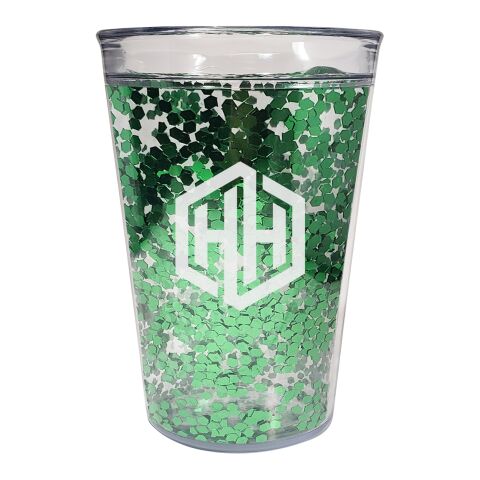 15 Oz. Shimmer Glitter Tumbler Green | No Imprint | not available | not available