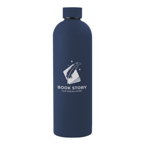 33 Oz. Viviane Stainless Steel Bottle With Bamboo Lid Matte Navy | No Imprint | not available | not available