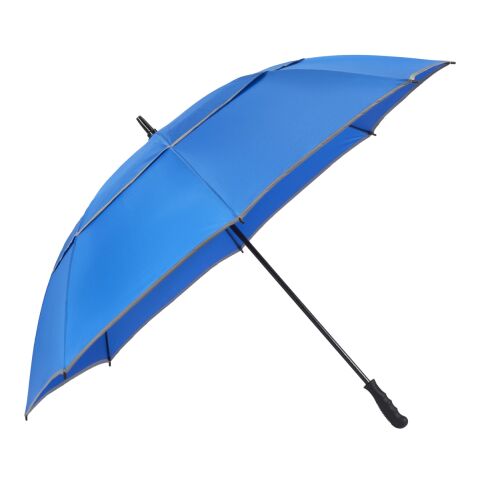 62&quot; RPET Golf Umbrella w/ Reflective Trim Royal Blue | No Imprint | not available | not available